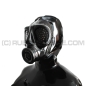 Preview: Unique - available immediately: Deluxe-Gasmask-Hood S-6 Special Edition with perforated slave eye lenses